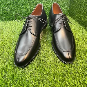 Allen Edmonds Mens Black Delray Split Toe Derby Size 10.5 Lace Up Made in USA - Picture 1 of 15