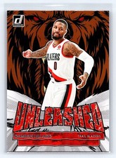 2022 Donruss Damian Lillard Unleashed #5 Trailblazers