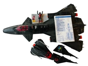 Raven Jet Strato Viper 1986 Gi Joe Cobra Hasbro ARAH Figure Vehicle COMPLETE toy - Picture 1 of 8