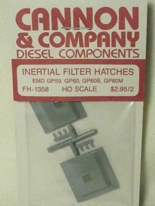 Cannon & Company 1358 Inertial Filter Hatches for GP60B/GP60M/GP59 (2) "HO" - Picture 1 of 1