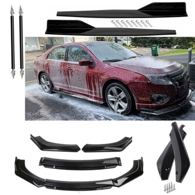 For Ford Fusion 2006-2014 Front Bumper Lip Spoiler Splitter Side Skirt Rear LiP Foto 1 de 4