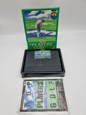 Top Player`S Golf Neo geo aes Japan Used Tested Original Game - Image 1 of 4