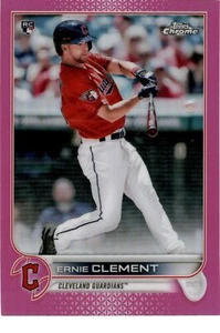 2022 Topps #71b Ernie Clement juego de fábrica, gran variación del logotipo de radiocontrol - Imagen 1 de 2