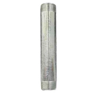 BMI 2" x 10" Galvanized Pipe Nipple, NPT Thread, 150# Steel, UL/FM Rated - Picture 1 of 1