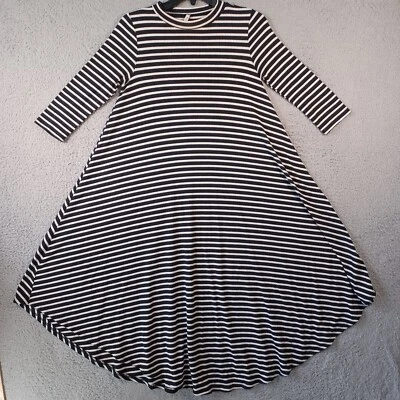 Vestido Flamingo Mujer Multicolor Rayas Talla Pequeña Cuello Redondo Elastizado Suave Foto 1 de 4