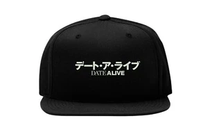 Date A Live Anime Slogan Snapback Baseball Cap Fullcap Flat Bill Mütze Hip Hop - Bild 1 von 5