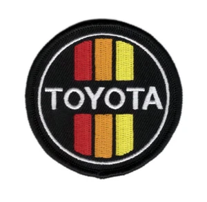 Toyota Retro Tri Color Headliner Patch for VELCRO BRAND Hook Fasteners - Picture 1 of 1