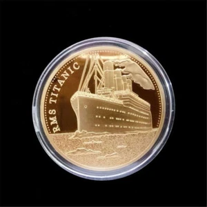 RMS Titanic Commemorative Coin The Voyage Sailing Map Souvenir Collection Gifts - Picture 1 of 5