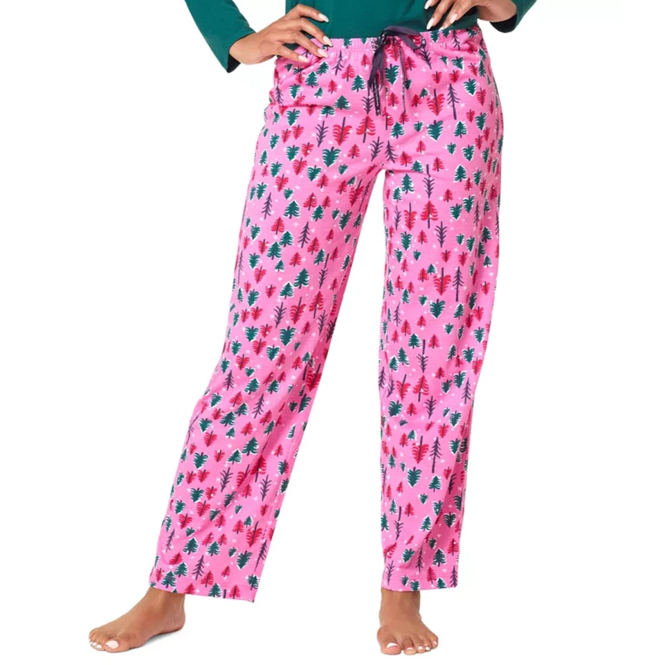 Pantalones de pijama clásicos de vacaciones Hue Foto 1 de 3