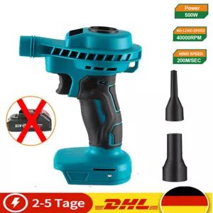 Akku Bürstenloser Luftdüster Staubgebläse Bläser Staubbläser Für Makita-18V Akku - Afbeelding 1 van 24