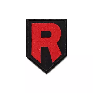 Team Rocket Logo Pokemon Tema Bordado Hierro En Parche Anime Juegos con disfraces - Imagen 1 de 2