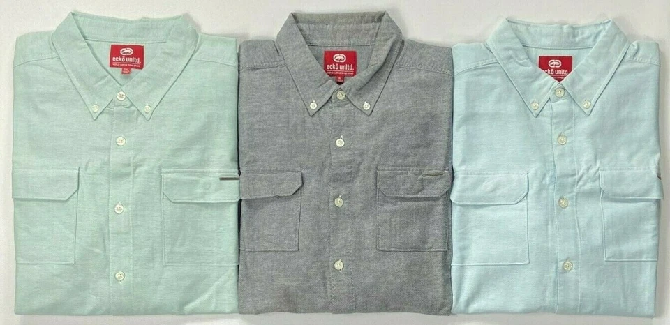 Men's Ecko Unltd. Button Front Long Sleeve Shirt NEW - Image 1 of 1