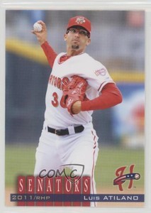 2011 Grandstand Harrisburg Senators Luis Atilano #36