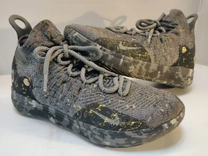 Nike Zoom KD 11 Gold Splatter AO2604-901 Basketball Shoes Mens 9 Kevin Durant - Picture 1 of 10