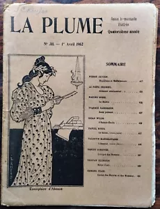 LA PLUME FRENCH ART NOUVEAU 11 MAGAZINE LOT: 1902 - Foto 1 di 13