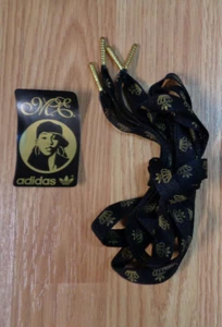 Adidas / Missy Elliott Shoelaces Rare Laces Trefoil Gold Crown Hip Hop shoes NEW - Picture 1 of 1