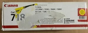 LOT Lot 3 Toner CANON CARTRIDGE 718: 1 GIALLO yellow + 1 SCHWARZ black + 1 CANO - Bild 1 von 3