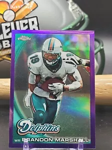 Brandon Marshall 2010 Topps Chrome Purple Refractor /555 #C5 (CBRP) - Picture 1 of 2