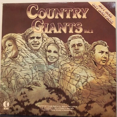 COUNTRY GIANTS VOL.2 - VARIOUS - Vinyl LP - K-tel- 1982 -VG- FREE POSTAGE (1580) - Image 1 of 4