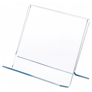 Plymor Clear Acrylic Single CD Case Display Easel, 6" W x 3" D x 4.5" H - Picture 1 of 1