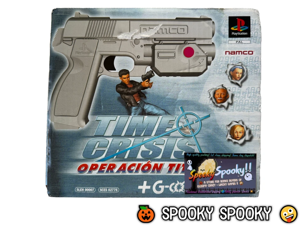 Time Crisis Project Titan & G-Con 45 PS1 - UK PAL VGC Natural Disc & Unused Gun - Image 1 of 4
