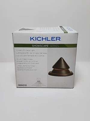 Kichler 180-Lumen 2Watt Olde Bronze Hardwired LED Outdoor Step & Stair light NEW - Image 1 of 4