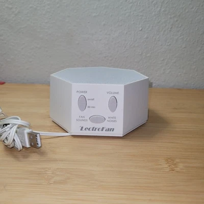 LectroFan ASM1007 ASTI White Noise and Fan Sound Machine USB Powered Missing Leg - Image 1 of 3