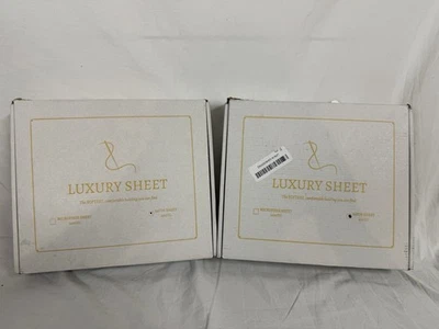 TWO SET PACK. 600TC FITTED Sheet’s White. - Image 1 of 4