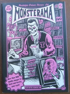 Monsterama Horror Magazine 2&3 2020 Nostalgie Driven Horror Art by Allan Graves - Bild 1 von 20