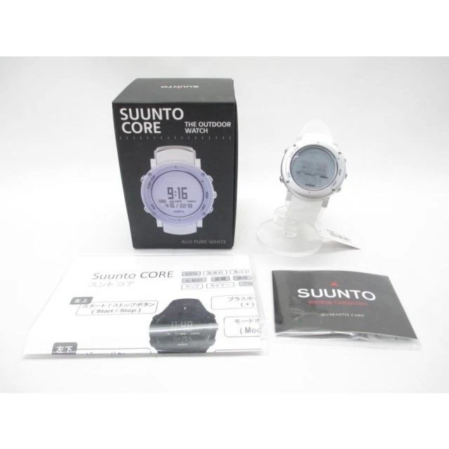 Reloj Suunto Core ALU Blanco Usado S018735000 Deportes Exterior Temporizador De Japón Foto 1 de 4