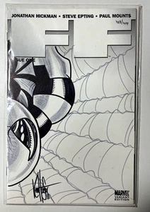 FF #1 Dynamic Forces Ken Haeser schizzo originale firma con certificato di autenticità Marvel 2011-(23M - Foto 1 di 3