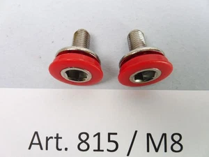 1 set - Runlux  Axle end bolts ( M8 )  Crankset Spare. - Picture 1 of 3