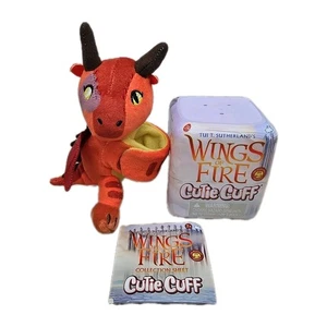 Wings Of Fire Cutie Cuff QUEEN SCARLET Dragon Plush Slap Bracelet (Read) - Picture 1 of 8