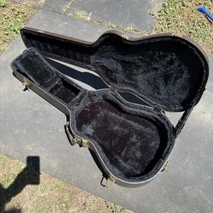 Leder Akustikgitarre gebraucht Vintage �� Hartschalenkoffer - braun siehe Bilder - Bild 1 von 15