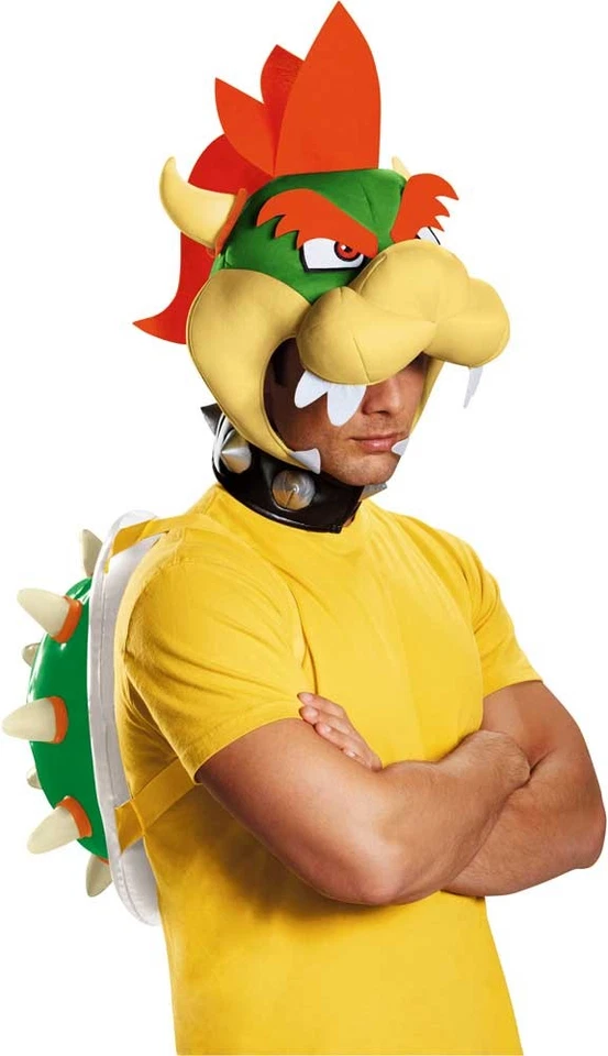 Licensed Nintendo Super Mario Brothers Adult Men'S Bowser Costume Kit Accessory - Image 1 of 1