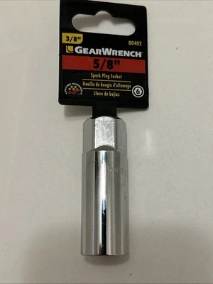 GEARWRENCH 3/8” Dr. 5/8” Spark Plug Socket  804032 Free Shipping- New - Image 1 of 4