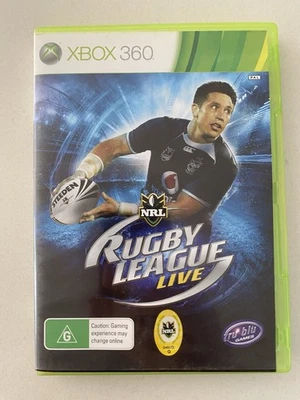 NRL Rugby League Live Xbox 360 With Manual Australian Football PAL Free Postage - Image 1 of 3