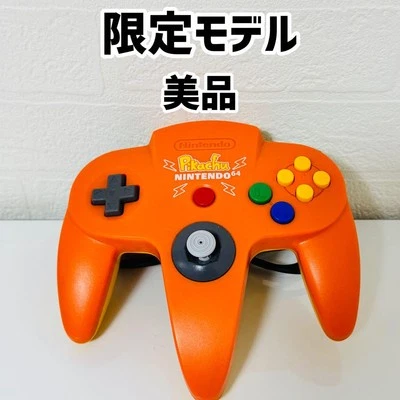 Mando Nintendo 64 Pikachu Naranja Edición Limitada N64 Con Cable Oficial Raro - Imagen 1 de 4