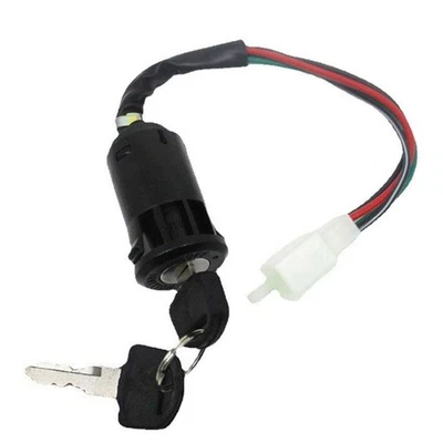 Motorcycle With Wire Ignition Switch Key Start Switch Door Locks for 50-250cc - Image 1 of 4
