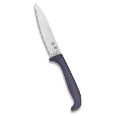 Cuchillo de cocina SPYDERCO contador cachorro púrpura (K20SPR) Foto 1 de 4