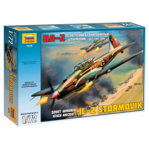 STORMOVIK IL-2 KIT 1:72 Zvezda Kit Aerei Modellino Nuovo - Immagine 1 di 1