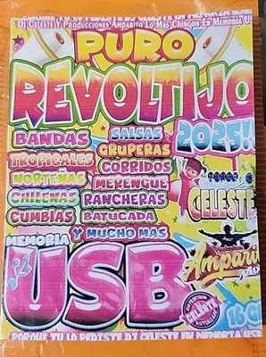 Usb Con Musica Puro Revoltijo 2025  Con 6,600 Canciones - Image 1 of 2