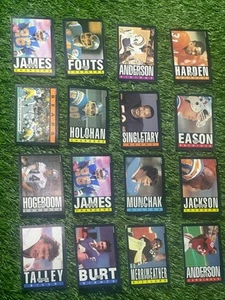 1986 Topps Football Card Lot of 16 - Fouts, Singletary, Sweetness, Anderson, Jam - Picture 1 of 5