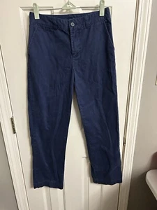 Polo Ralph Lauren Classic Boy’s Navy Pants Chinos Red Pony Size 14 - Picture 1 of 5