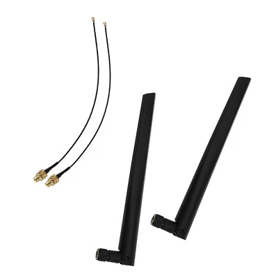 Mini PCIe Extension Cable 30cm Wire WiFi BT Network RP-SMA External Antenna 6dBi - Image 1 of 4
