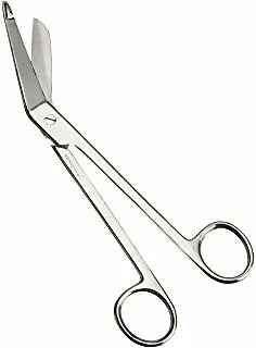 One Time Bandage Scissors 5-1/2 In Steel Ring Handle Angled Blunt/Blunt, 1 Count - Image 1 of 1