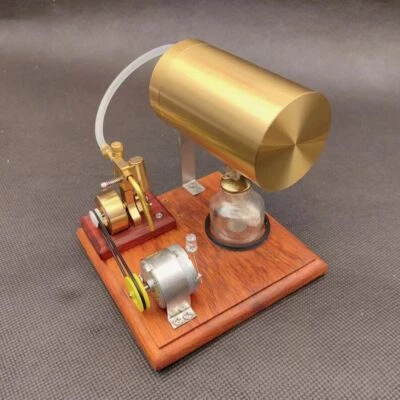Single Cylinder Power Generation Stirling Engine Mini Motor Model Education Toy - Image 1 of 4