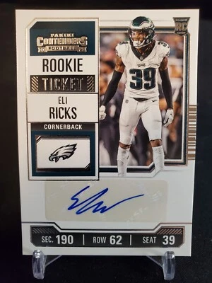 Eli Ricks 2023 Contenders Rookie Auto - Image 1 of 2