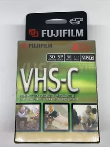 Fuji Film VHS-C Type 4 pack TC-30 Sealed and New - Picture 1 of 4
