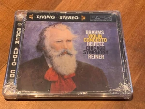 Brahms Violin Concerto JASCHA HEIFETZ RCA LIVING STEREO SACD CAPC 1903 SEALED - Picture 1 of 2